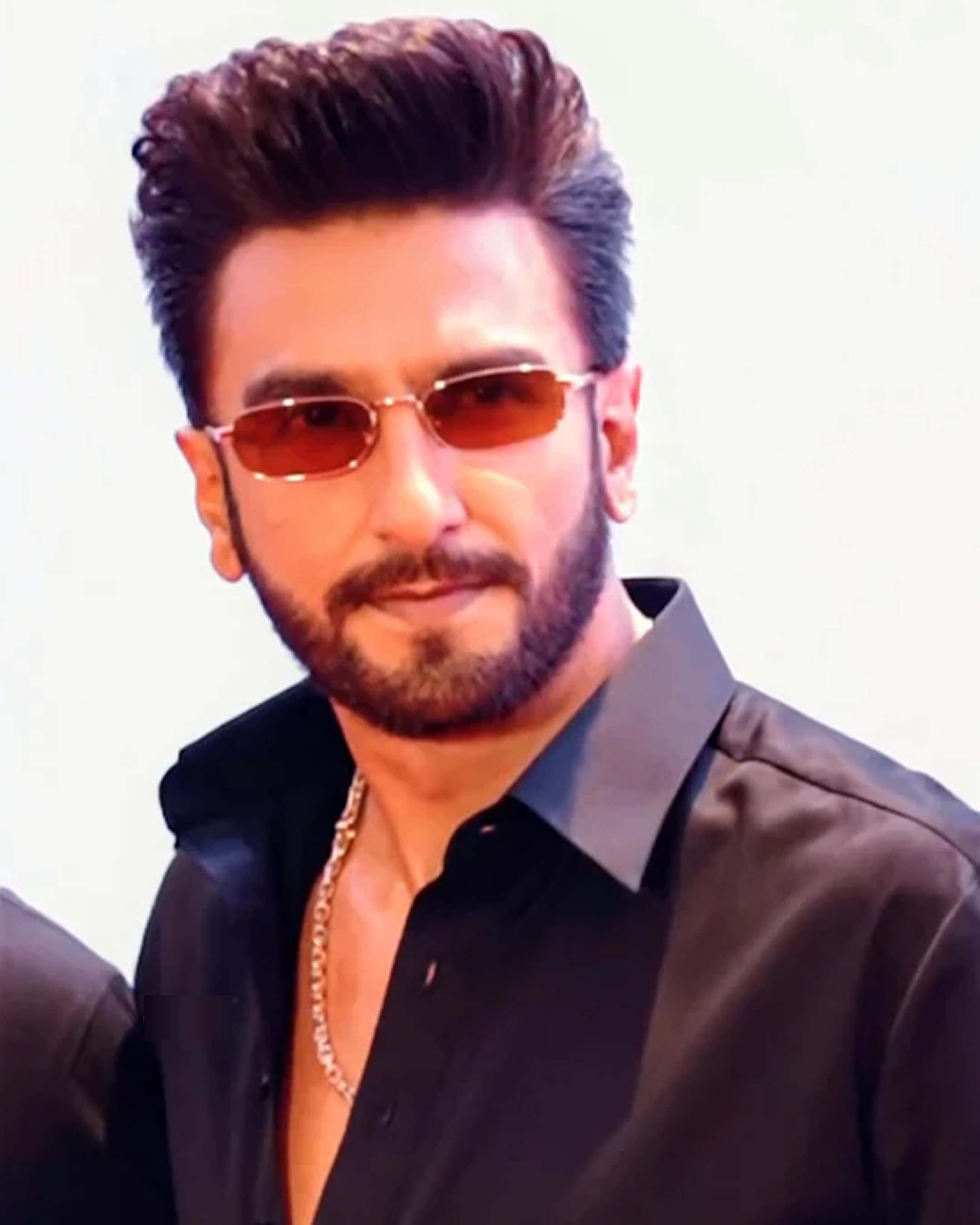 Black Armani Satin Kurta Pajama Set for Men