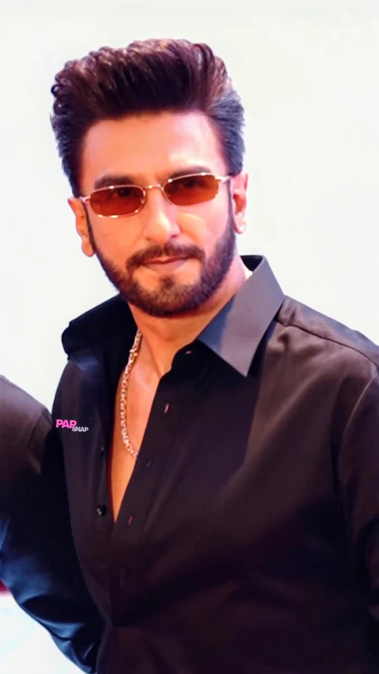 Ranveer Singh Inspired Midnight Black Kurta Set